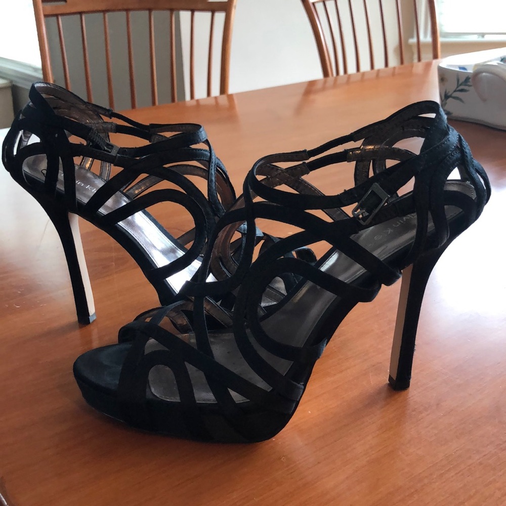 Calvin Klein black heels